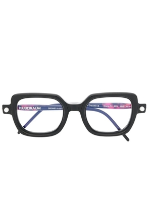 Kuboraum square-frame glasses - Black