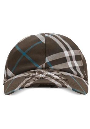 Burberry EKD checked baseball cap - Brown