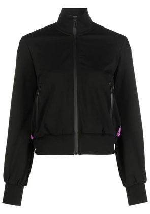 Off-White monogram-band track jacket - Black