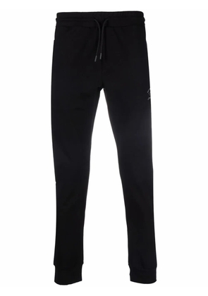 Paul & Shark logo-print track pants - Black