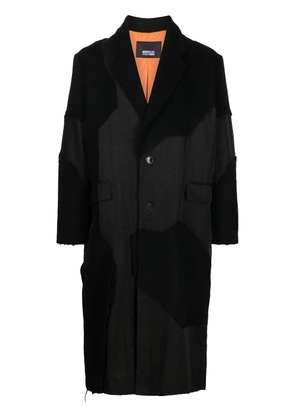 Mostly Heard Rarely Seen panelled single-breasted coat - Black