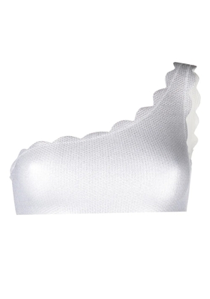 Marysia Santa Barbara metallic bikini top - Silver