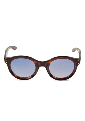 Kador Thick round-frame sunglasses - Brown