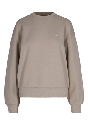 Carhartt WIP embroidered-logo cotton sweatshirt - Neutrals