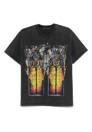 Who Decides War Ember Chapel T-shirt - Black