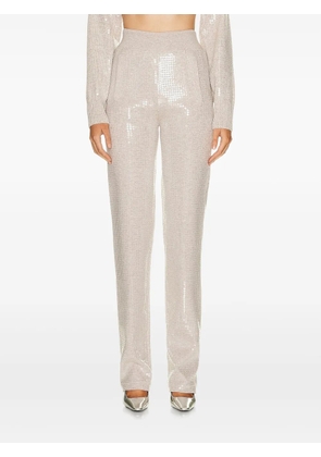 Burberry sequin-embellished pants - Neutrals