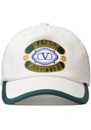 Valentino Garavani embroidered-logo baseball cap - White