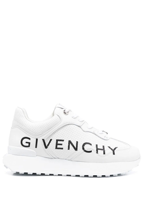 Givenchy side logo-print detail sneakers - White