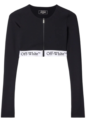 Off-White logo-underband T-shirt - Black