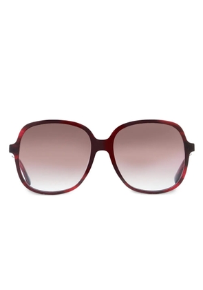 Longchamp square-frame sunglasses - Red