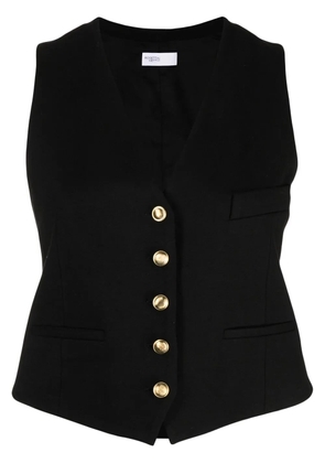 Rosetta Getty single-breasted tailored vest - Black