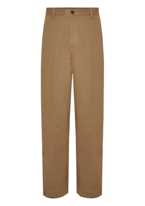 Maison Kitsuné straight-leg trousers - Brown