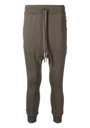 Boris Bidjan Saberi drawstring-fastening waistband trousers - Green
