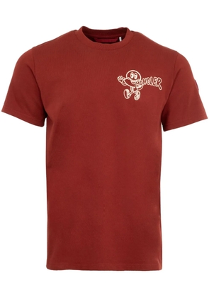 Moncler logo-print T-shirt - Red
