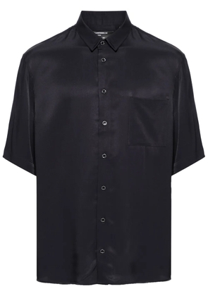 Patrizia Pepe short-sleeve textured shirt - Blue