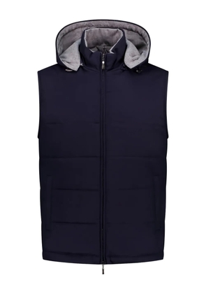 DORIANI hooded quilted gilet - Blue
