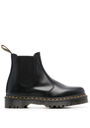 Dr. Martens leather round-toe boots - Black