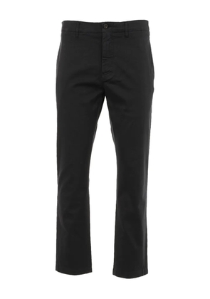 Department 5 logo-patch trousers - Black