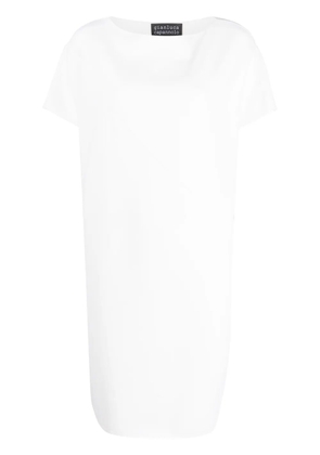 Gianluca Capannolo short-sleeved wool dress - White