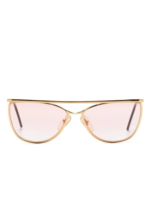 Gianfranco Ferré Pre-Owned 1990s GFF39 gradient sunglasses - Gold