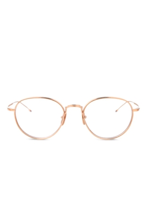 Thom Browne Eyewear round-frame titanium glasses - Pink