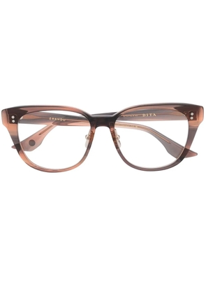 Dita Eyewear monochromatic-ombré-effect glasses - Brown