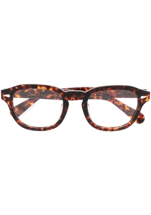 Lesca Posh XL square sunglasses - Red