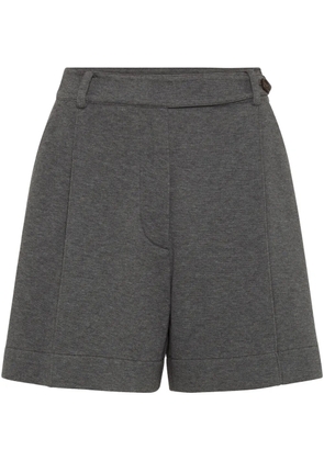 Brunello Cucinelli cotton-blend shorts - Grey