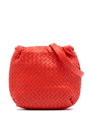 Bottega Veneta Pre-Owned 2011 Nappa Intrecciato Drawstring crossbody bag - Orange