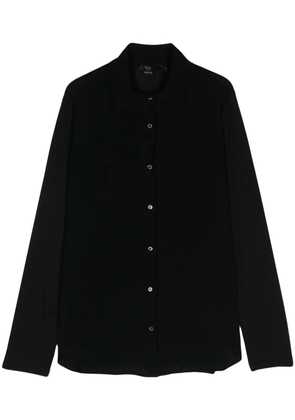 Seventy long-sleeve cotton blend shirt - Black