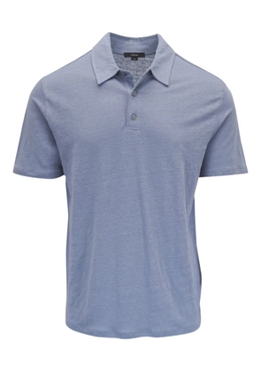 Vince linen polo shirt - Blue