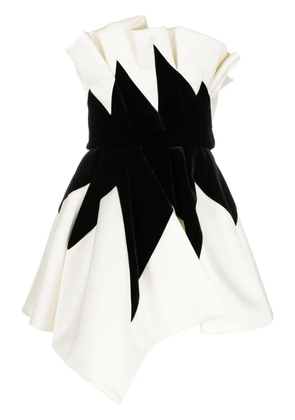 Zuhair Murad strapless flared minidress - Black