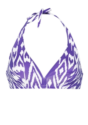 ERES Storm full-cup triangle bikini top - Purple