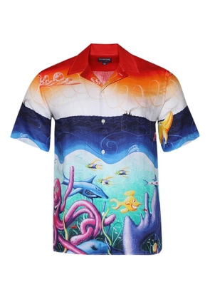 Vilebrequin X Kenny Scharf Charli print shirt - Blue