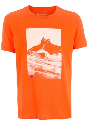 Osklen graphic-print short-sleeved T-shirt - Orange