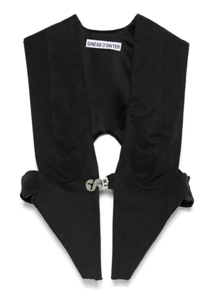 Sinead O'Dwyer denim waistcoat - Black