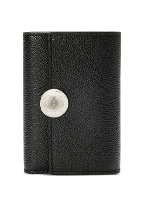 LOEWE small tri-fold Anagram leather wallet - Black