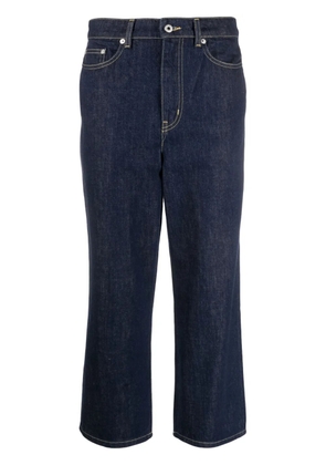 Kenzo Sumire cropped jeans - Blue