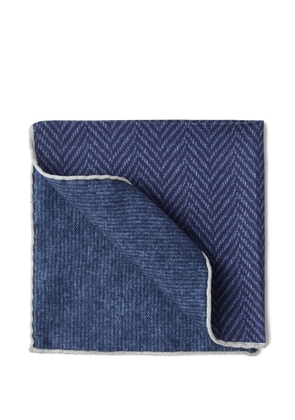 Brunello Cucinelli silk pocket square - Blue