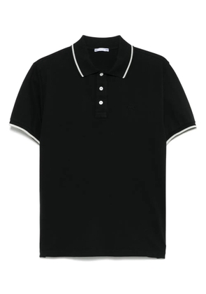 Jacob Cohën logo-embroidered polo shirt - Black