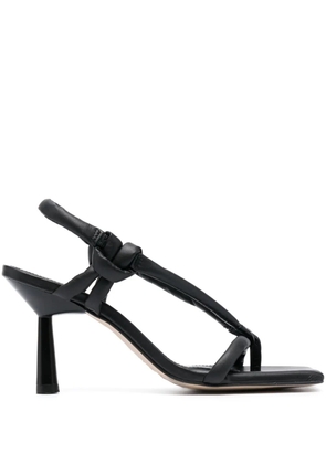 ALOHAS Sheila 90mm leather sandals - Black