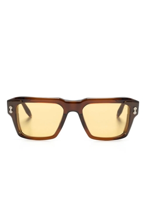 Akoni Hercules square-frame sunglasses - Brown