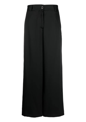 Jil Sander high-waisted wide-leg trousers - Black