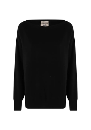 Semicouture Jupiner boat-neck sweater - Black