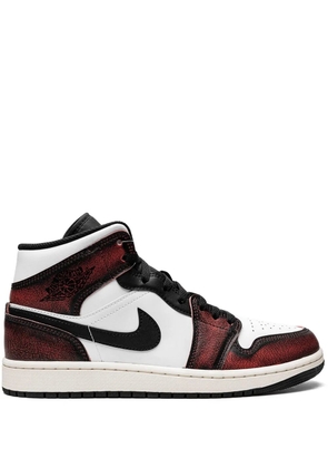 Jordan Air Jordan 1 Mid SE 'Wear-Away - Infrared' sneakers - Black