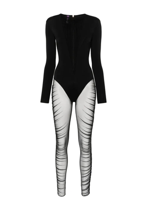 Maison Close Nuit Fauve long-sleeve jumpsuit - Black