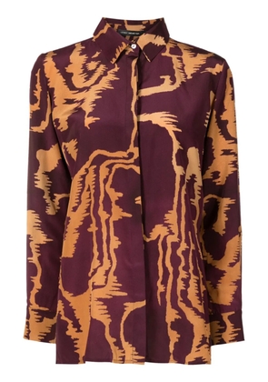 Lenny Niemeyer abstract-print silk shirt - Purple