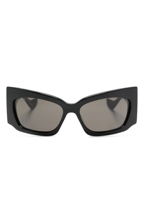 Gucci Eyewear geometric-frame tinted sunglasses - Black