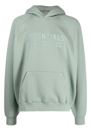 FEAR OF GOD ESSENTIALS Essentials logo-print hoodie - Green