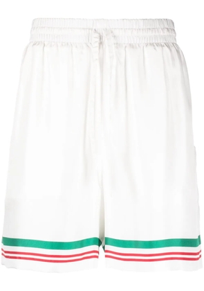 Casablanca Casa Way drawstring shorts - White